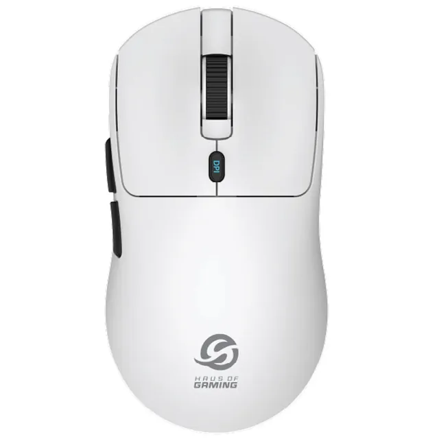 Mouse Gamer Solarmax GMW07W TriMode Nearlink 55g Wireless Bluetooth 300mAh White