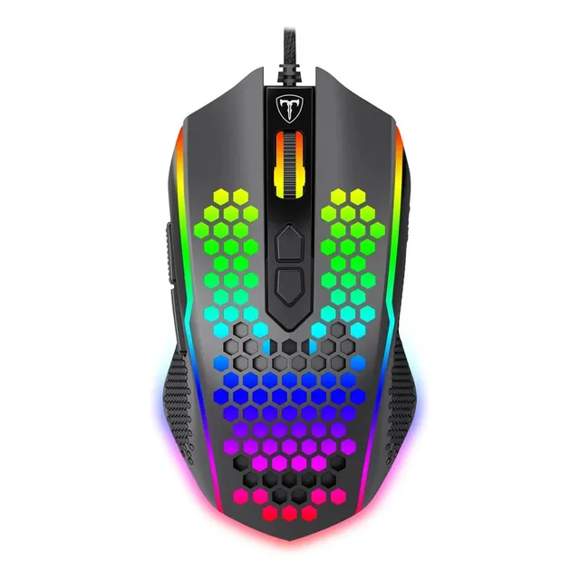 Mouse Gamer T-Dagger Imperial Lite T-Tgm310-Lit Rgb Negro