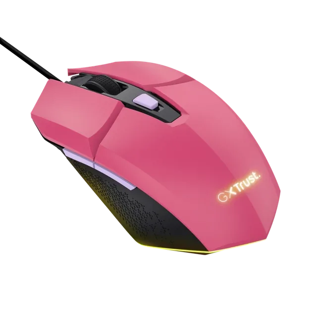 Mouse Gamer Trust Felox Pink GXT 109P