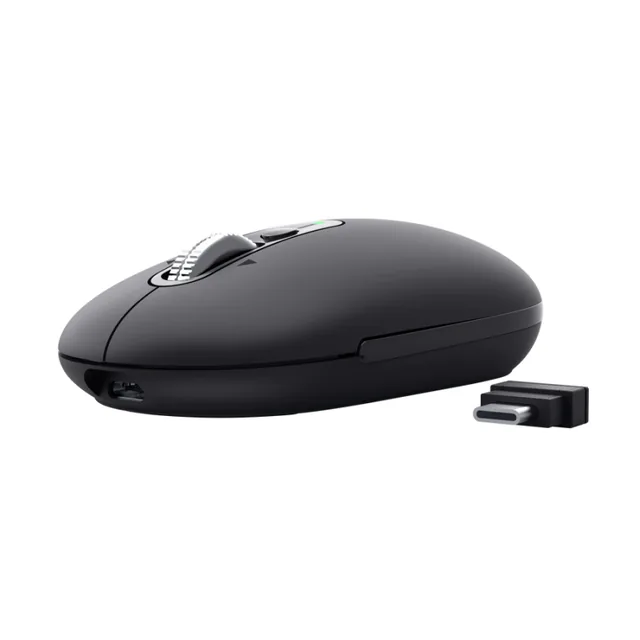 MOUSE GAMER TRUST SERON HYPSCROLL SLIM WRLS BLACK