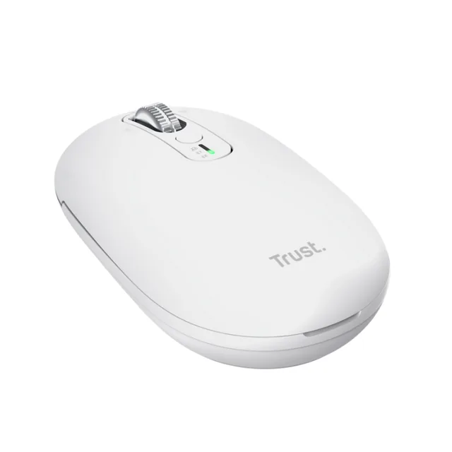 MOUSE GAMER TRUST SERON HYPSCROLL SLIM WRLS WHITE