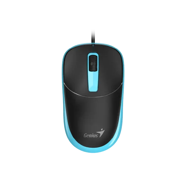 Mouse Genius DX-123 Y USB Negro y Gris