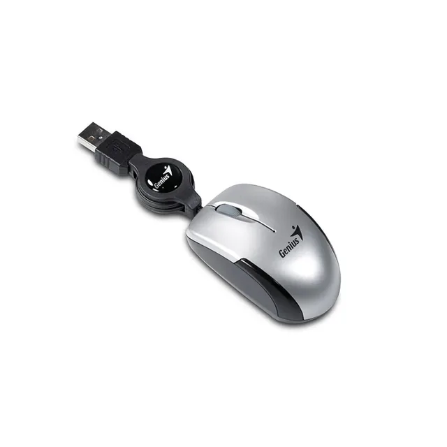 Mouse Genius Micro Traveler USB Silver