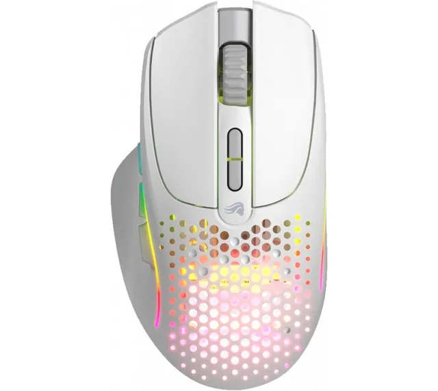 Mouse Glorious Mode I 2 Wireless 2.4Ghz Bluetooth 5.2 Mate White 75gr 110hs