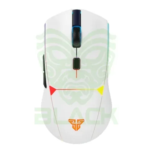 Mouse Inalámbrico Fantech Crypto II Wg7v2rd White 12000 Dpi 1000hz + Dock RGB