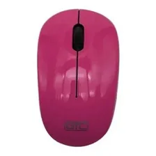 Mouse Inalámbrico Óptico Usb Gtc Rosa 1200 Dpi Ambidiestro Mig-116