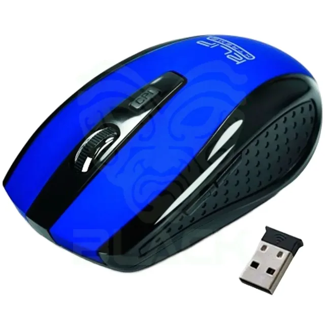 Mouse Klipxtreme Klever Inalambrico 6bot Azul