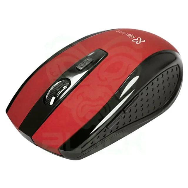 Mouse Klipxtreme Klever Inalambrico 6bot Rojo