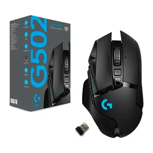 Mouse Logitech G502 Wireless 2.4Ghz LightSpeed LightSync Hero 25K 114g RGB 60Hs