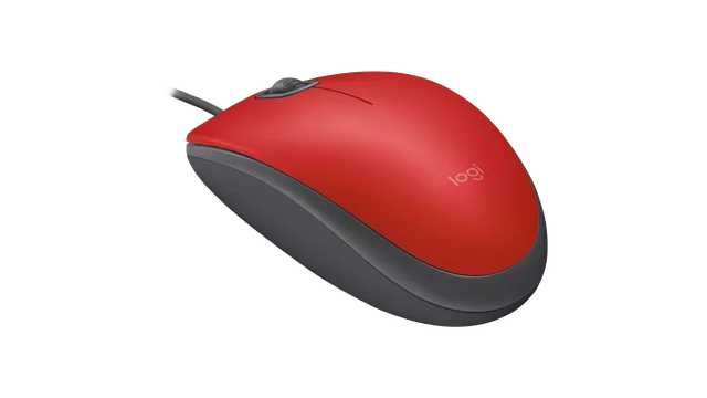 Mouse Logitech M110 Silent Red