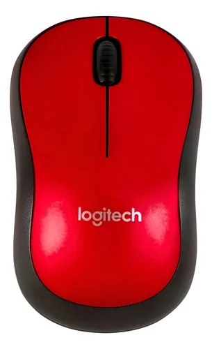 Mouse Logitech M185 Inalámbrico Rojo