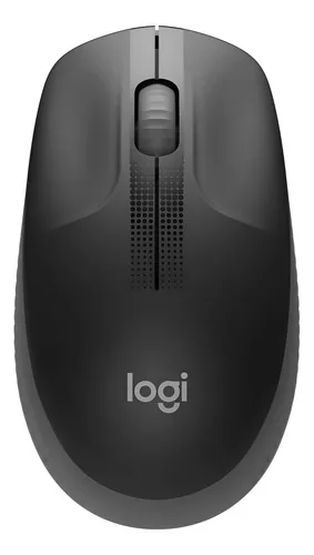 Mouse Logitech M190 Y Inalámbrico Negro y Gris