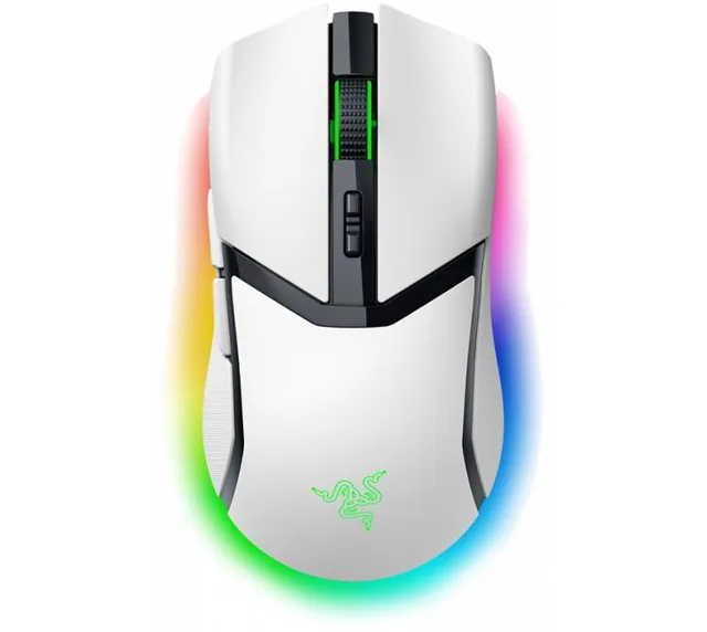 Mouse Razer Cobra PRO HyperSpeed Wireless 2.4Ghz Bluetooth LightWight RGB White 100Hs