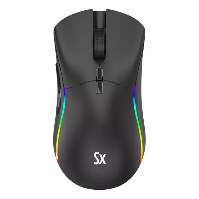 Mouse Solarmax GMO06B USB ARGB Black