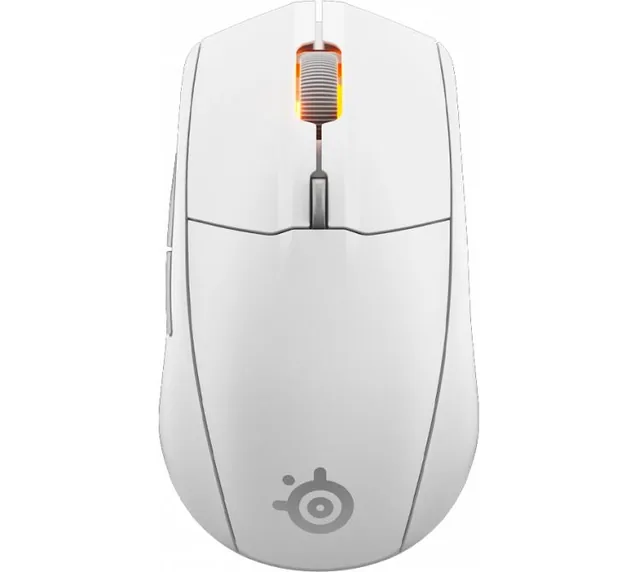 Mouse SteelSeries Rival 3 Gen 2 Wireless 2.4Ghz Bluetooth Lightweight Sensor TrueMove Air RGB 200Hs White
