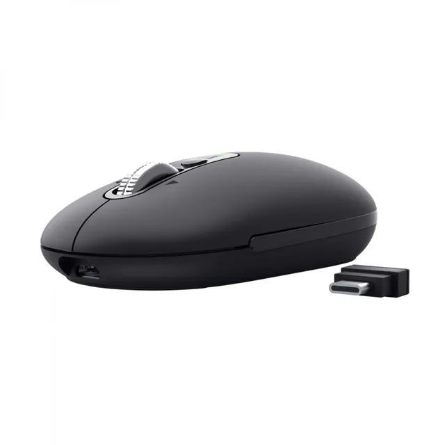 Mouse Trust Seron Hyperscroll Slim Wrls Black