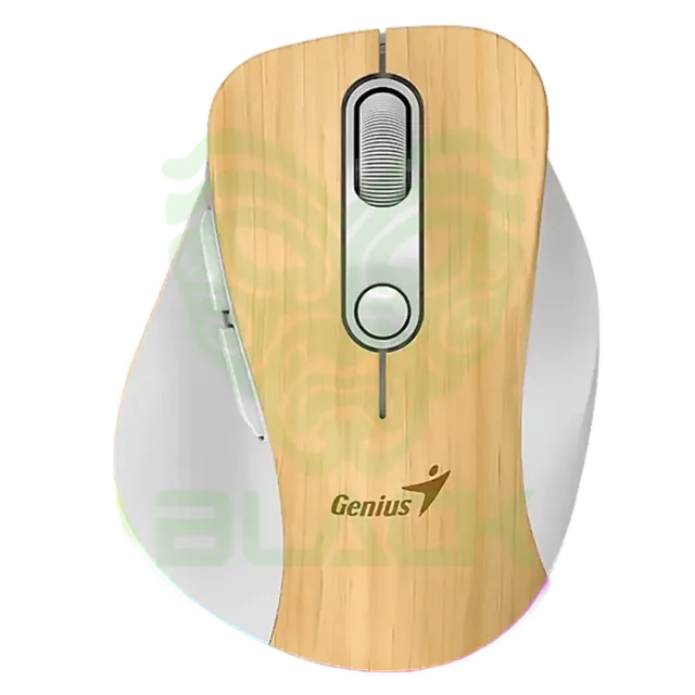 Mouse Wireless Mini Genius Ergo 9000s Pro Recargable Pine/Wood