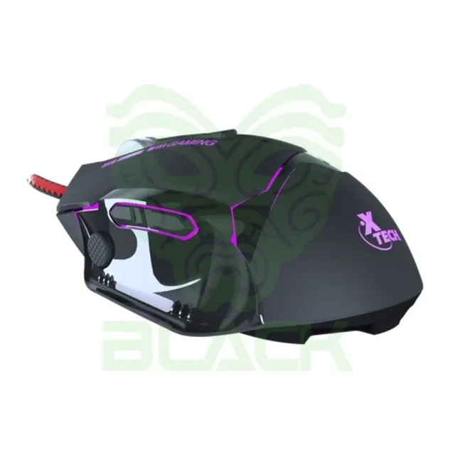 Mouse Xtech Óptico 3d Combative Iluminado USB 8 Botones