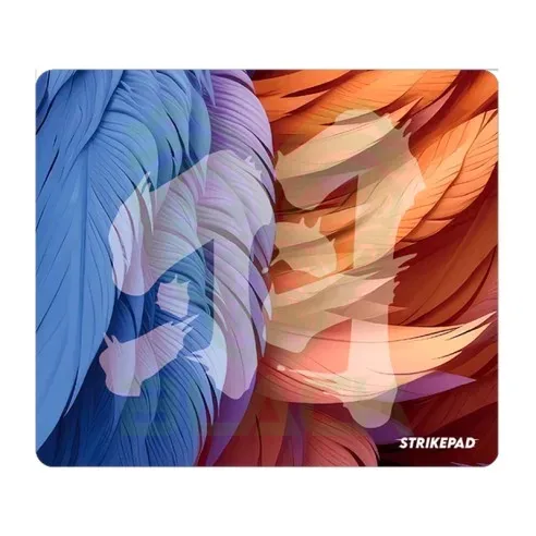 Mousepad Fantech Strikepad Mst491 Blue/Orange Fibra De Vidrio Speed 49x42 Cm