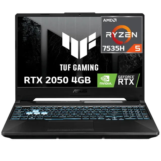 Notebook Asus TUF A15 R5 16GB RTX2050 15,6 Win11