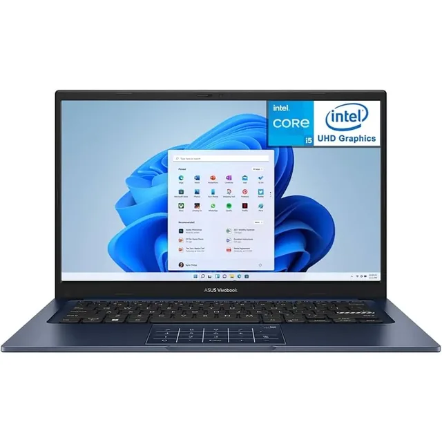 Notebook ASUS Vivobook X1404VA Core i5 1334U 12GB 256GB 14" W11 Quiet Blue
