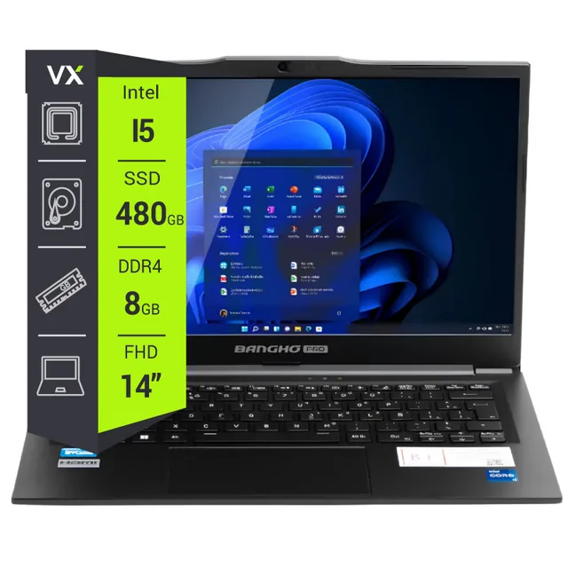 Notebook Bangho BES PRO T4 Core i5 1335U 8GB 480GB 14" W11