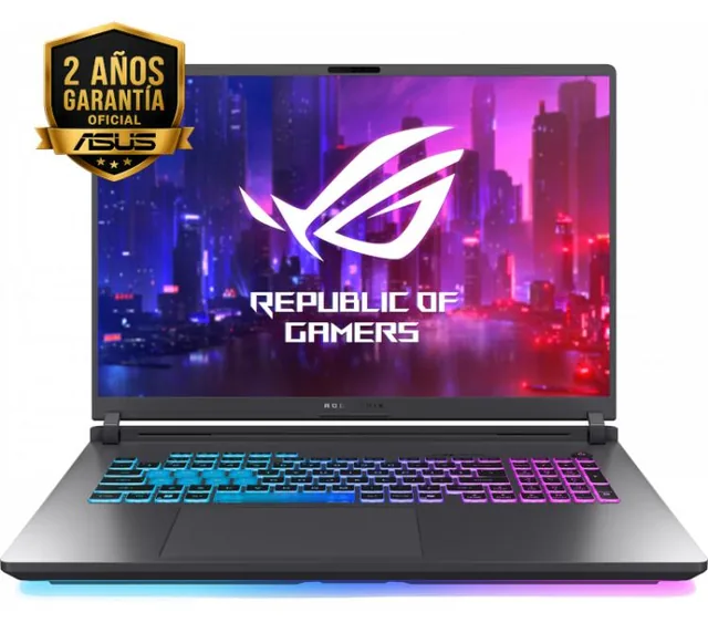 Notebook Gamer ASUS ROG Strix G18 18" Intel Core Ultra 9 290HX Plus 32GB DDR5 SSD 1TB RTX 5080 Win11 G815LW-SA290W