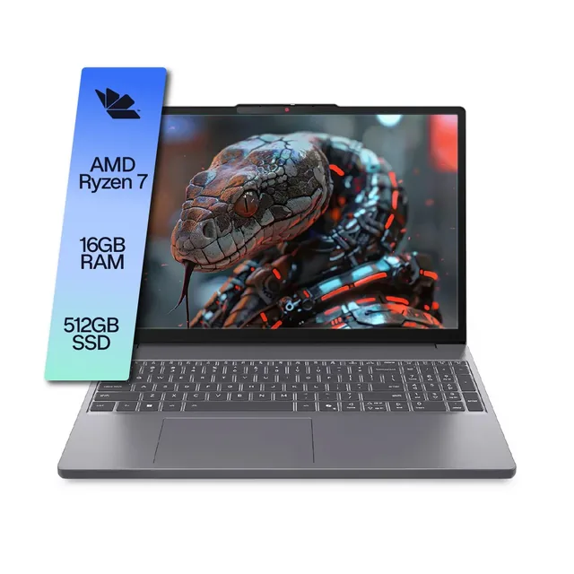 Notebook Lenovo IdeaPad Slim 3 15.6" FHD Touch Ryzen 7 5825U 16GB Ram 512GB SSD Win11
