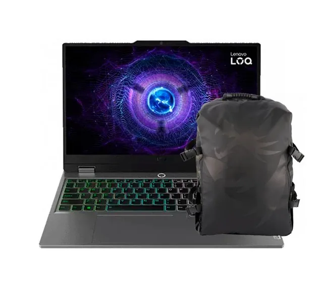 Notebook Lenovo LOQ 15IAX9 15.6" Intel Core i5 12450HX 16GB DDR5 SSD 512GB RTX 4050 Free DOS 83GS00VXAR