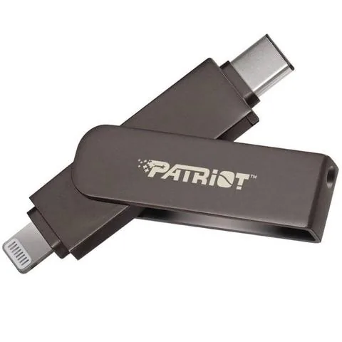 Pen Drive Patriot iLuxe Stick 512Gb Usb 3.2 Gen1 Type C + Lightning