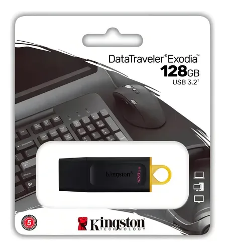 PENDRIVE 128GB KINGSTON DTX 3.2 EXODIA