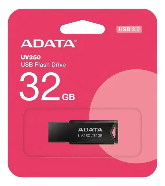 Pendrive Adata Uv250 32gb Usb 2.0 Negro Negro Uv250