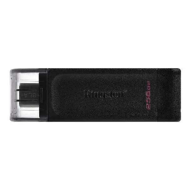 Pendrive Kingston 256GB DT70 USB-C Gen 1 Negro 3.2