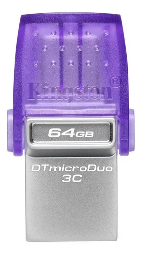 Pendrive Kingston 64GB Microduo 3.2 DT USB-A USB-C Gen 1