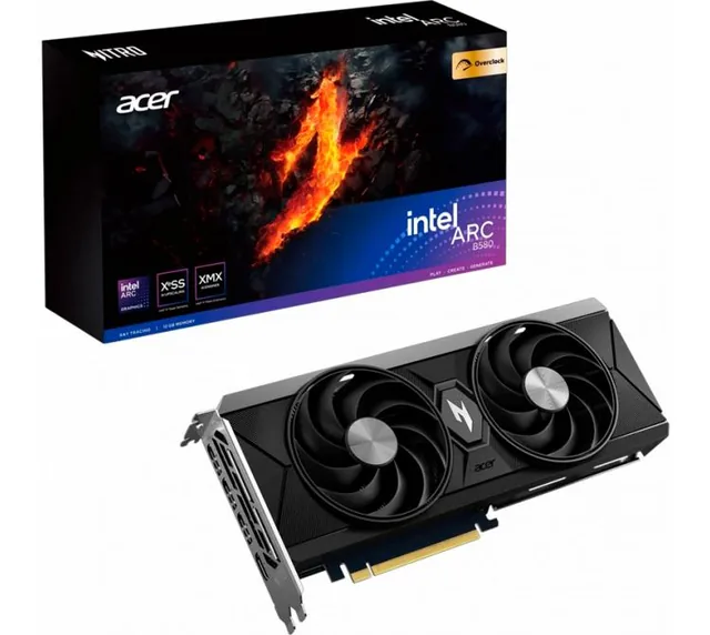 Placa de Video Acer Nitro Intel ARC B580 12GB GDDR6 OC