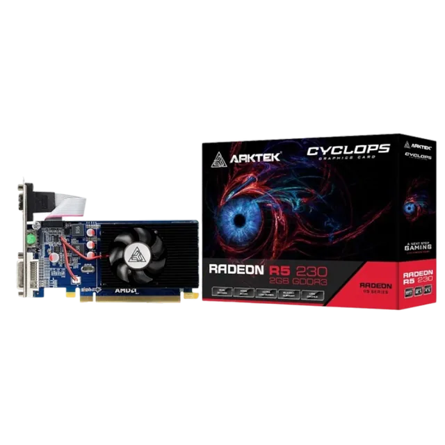 Placa de Video Arktek R5 230 Cyclops 2GB GDDR3