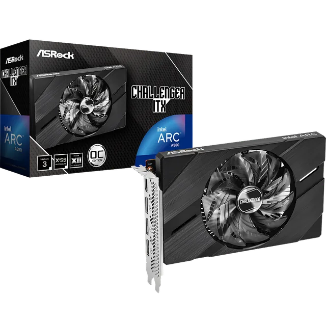 VGA ASRock Challenger OC ARC A380 6GB