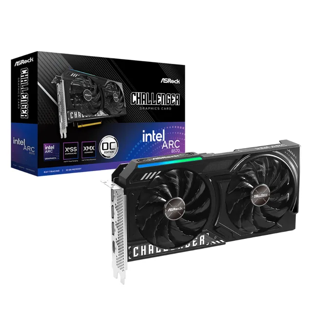 VGA ASRock Challenger OC ARC B570 10GB