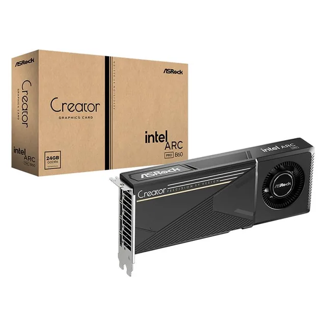 Placa de Video ASRock Intel Arc Pro B60 Creator 24GB