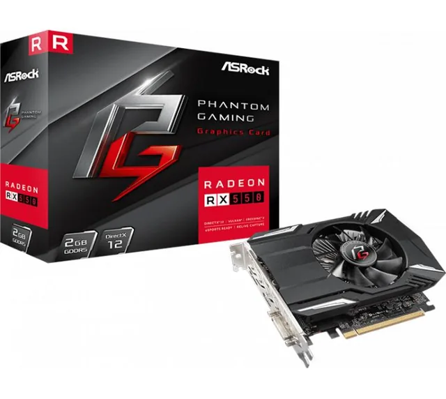 VGA ASRock Phantom Gaming RX 550 2GB