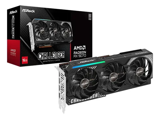 VGA ASRock Challenger OC RX 9070 16GB