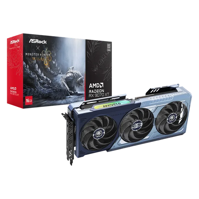VGA ASRock Monster Hunter RX 9070 XT 16GB
