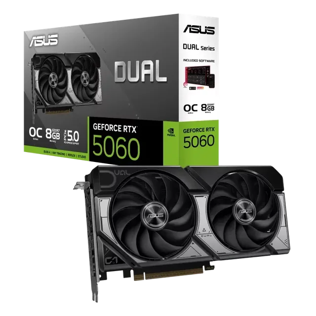 VGA ASUS Dual OC EVO RTX 5060 8GB
