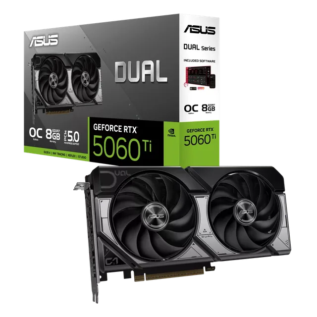 Placa De Video Asus Nvidia Geforce Dual Rtx5060ti