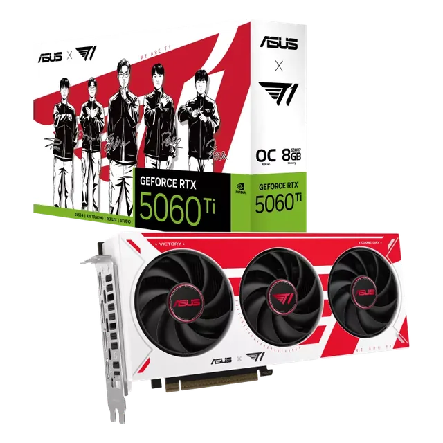 Placa De Video Asus Nvidia Geforce T1 Rtx5060ti 08