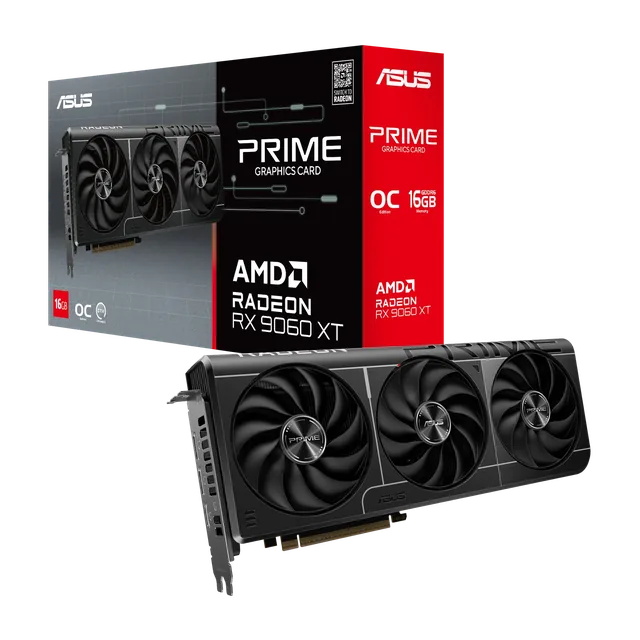 VGA ASUS Prime OC RX 9060 XT 16GB