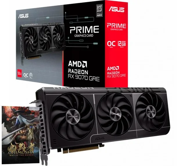 VGA ASUS Prime OC RX 9070 GRE 12GB