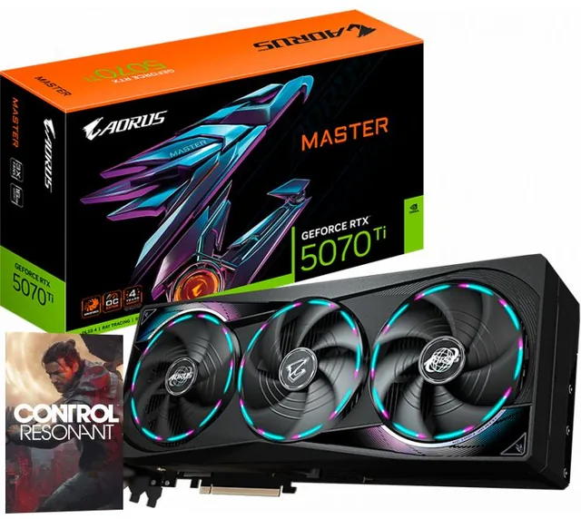 VGA Gigabyte AORUS Master RTX 5070 TI 16GB