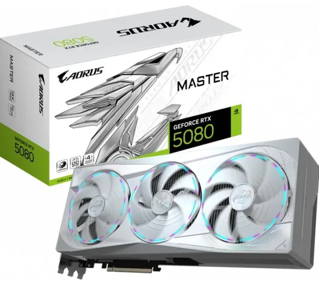VGA Gigabyte AORUS Master ICE RTX 5080 16GB