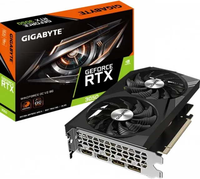 VGA Gigabyte Windforce OC RTX 3050 8GB